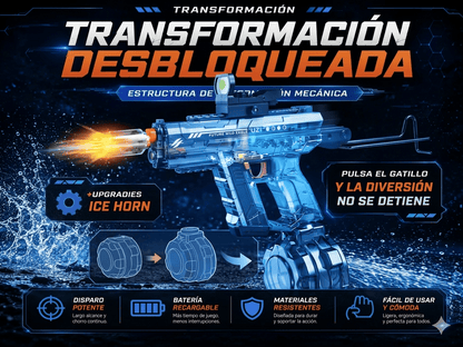 Pistola de agua de disparo fluido