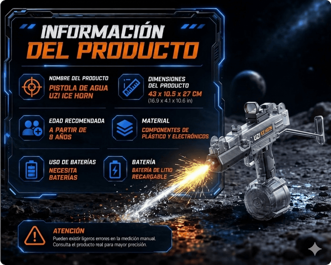 Pistola de agua de disparo fluido