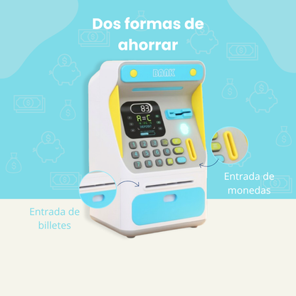 Cajero Alcancía + Tracker de ahorro