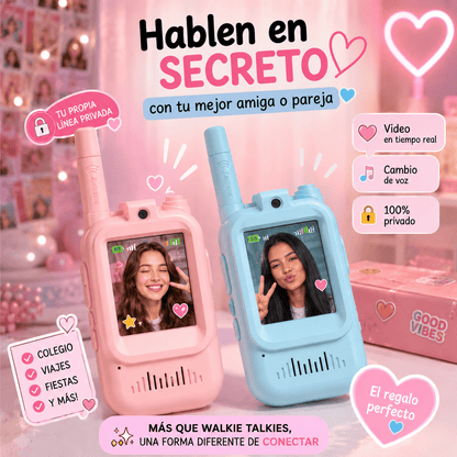 Walkie Talkie Con Cámara
