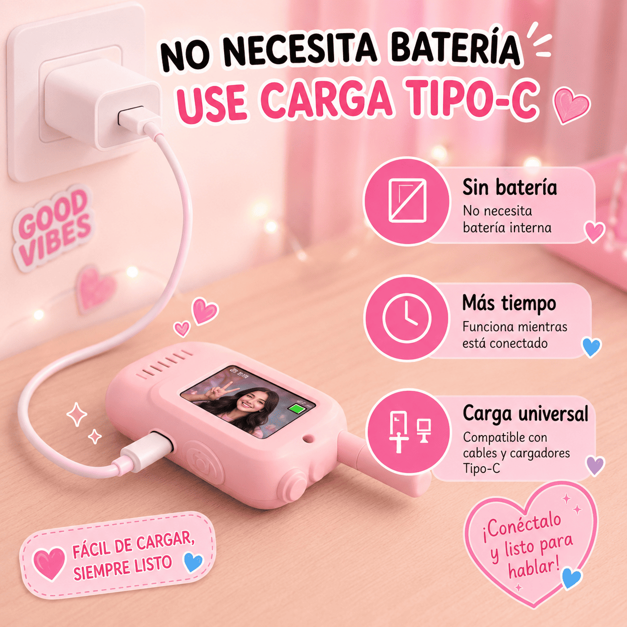 Walkie Talkie Con Cámara