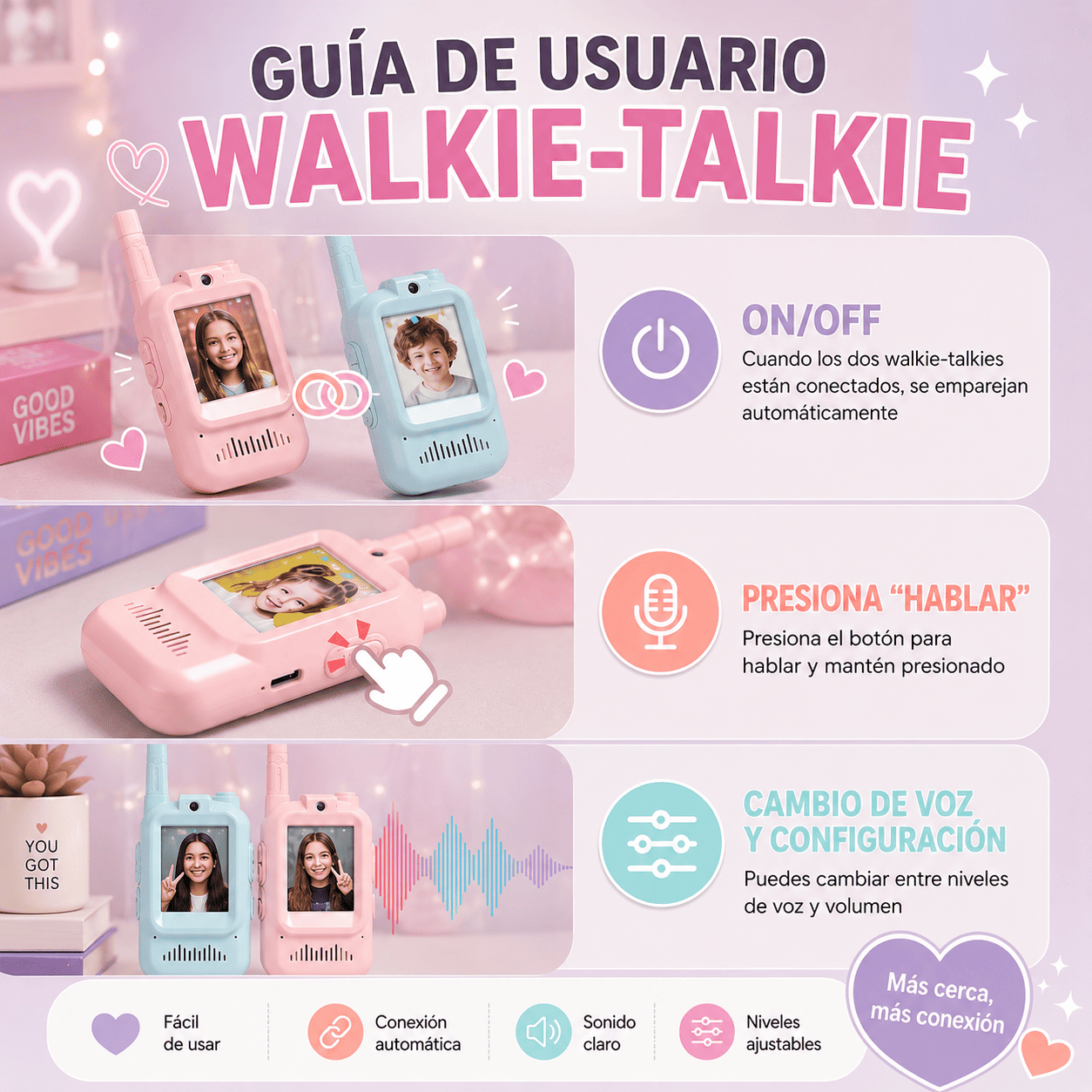 Walkie Talkie Con Cámara
