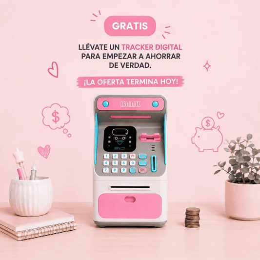 Cajero Alcancía + Tracker digital de ahorro